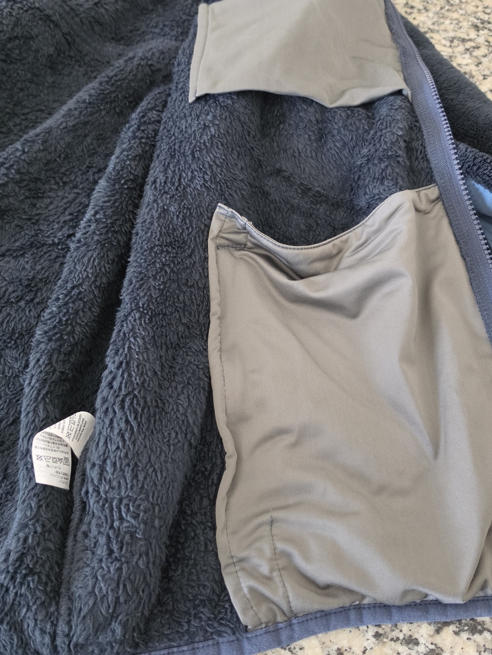 L.L.Bean Sherpa Fleece Jacket Trail Outdoor Gorpcore Full Zip Size L - Picture 7 of 11